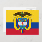 colombia embleem briefkaart (Voorkant / Achterkant)