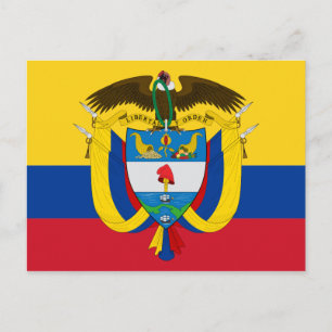 colombia embleem briefkaart