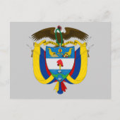colombia embleem briefkaart (Voorkant)