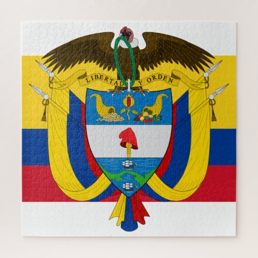 colombia embleem legpuzzel (Verticaal)