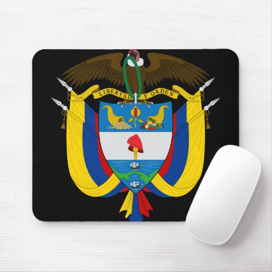 colombia embleem muismat (Met muis)