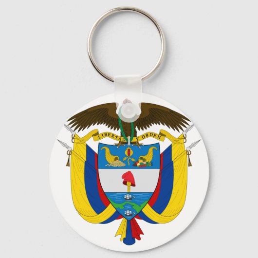 colombia embleem sleutelhanger (Voorkant)