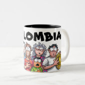 Colombia en Colombianen mok (Voorkant rechts)