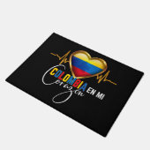 Colombia en mi Corazon Colombiaanse Pride Deurmat (Schuin)