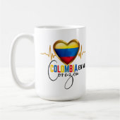 Colombia en mi Corazon Colombiaanse Pride Koffiemok (Links)