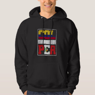 Colombia en Peru mengen Colombiaanse Peruaanse wor Hoodie