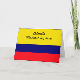 Colombia Feestdagen Kaart