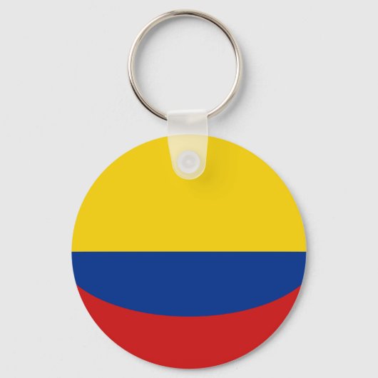Colombia Fisheye Flag Sleutelhanger (Voorkant)