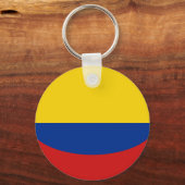 Colombia Fisheye Flag Sleutelhanger (Voorkant)