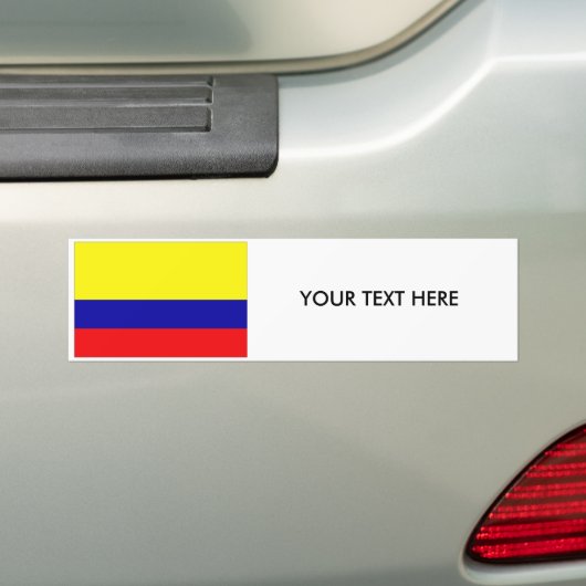 COLOMBIA FLAG Bumpersticker (Op auto)