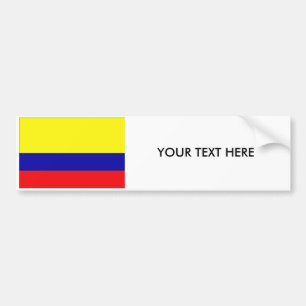 COLOMBIA FLAG Bumpersticker