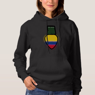 Colombia Flag Christmas Light Colombian Pride Hoodie