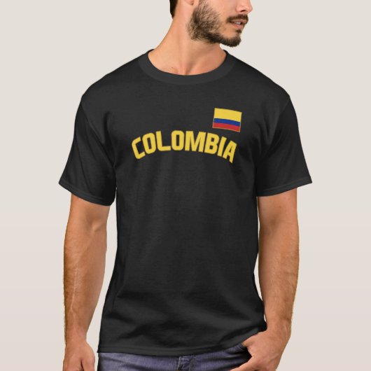 Colombia Flag Colombian Pride International Countr T-shirt (Voorkant)
