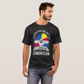 Colombia Flag Dominican Grown Humor Citizen Pride T-shirt (Voorkant volledig)