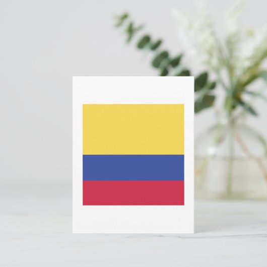 Colombia Flag Emblem Save The Date (Staand voorkant)