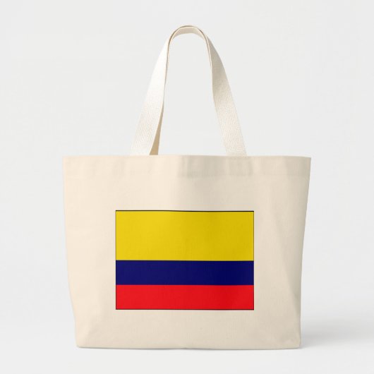 Colombia flag grote tote bag (Voorkant)