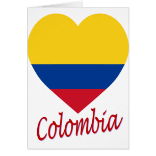 Colombia Flag Heart