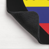 Colombia Flag Heart Mousepad Muismat (Hoek)