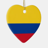 Colombia Flag Heart Ornament (Rechts)