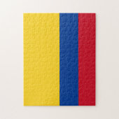Colombia Flag Jigzaag Puzzle Legpuzzel (Verticaal)