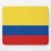 Colombia Flag Mousepad Muismat (Voorkant)