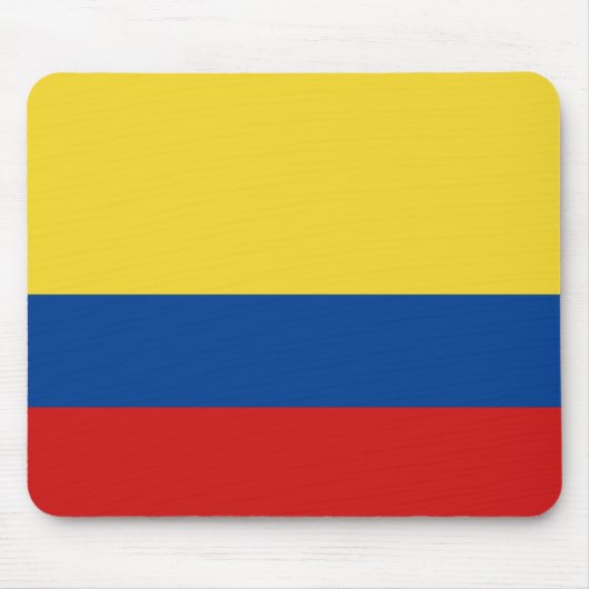 Colombia Flag Mousepad Muismat (Voorkant)