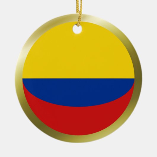 Colombia Flag Ornament (Voorkant)