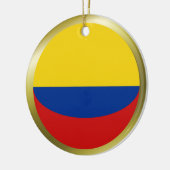 Colombia Flag Ornament (Links)