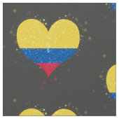 Colombia Flag Shining Beauful Stof (Close Up)
