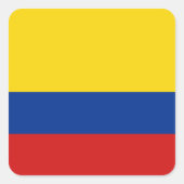 Colombia Flag Sticker (Voorkant)