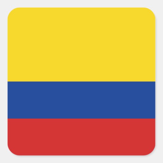 Colombia Flag Sticker (Voorkant)