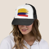 Colombia Flag Trucker Hat Pet (In situ)