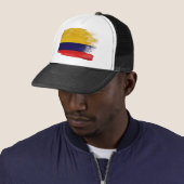 Colombia Flag Trucker Hat Trucker Pet (In situ)