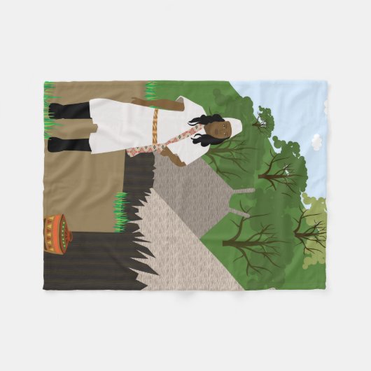 Colombia Fleece Deken (Voorkant (Horizontaal))