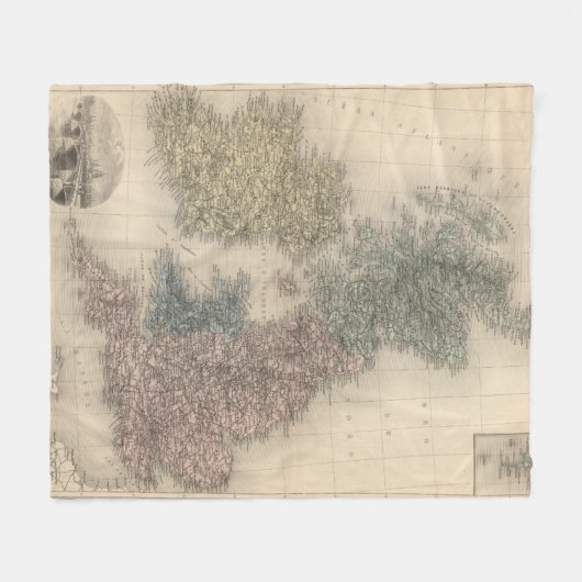 Colombia Fleece Deken (Voorkant (Horizontaal))