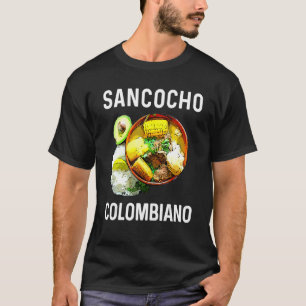 Colombia Food Comida Pride Matching Colombian Sanc T-shirt