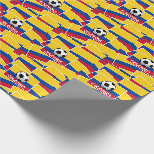 Colombia Football Cadeaupapier