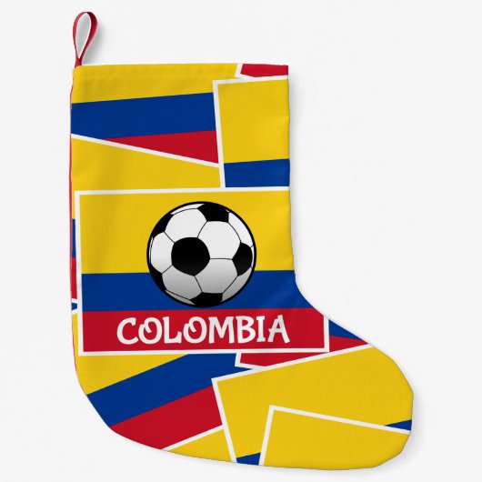 Colombia-Football Kleine Kerstsok (Voorkant)