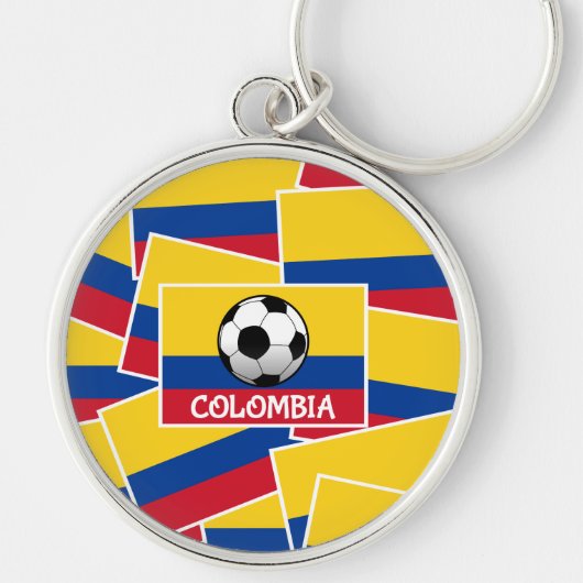 Colombia-Football Sleutelhanger (Voorkant)