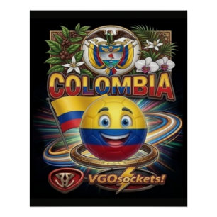 Colombia-GBall Perfect Poster