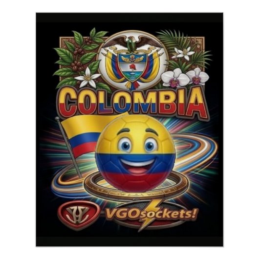 Colombia-GBall Perfect Poster (Voorkant)