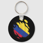 Colombia Geripte vlag Sleutelhanger (Achterkant)
