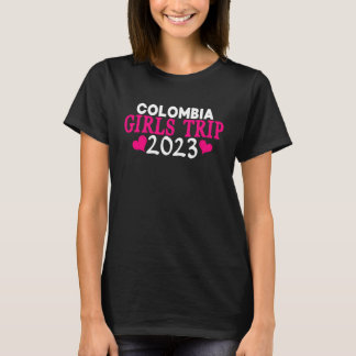 Colombia Girls Trip  2023 Women's Bachelorette Par T-shirt