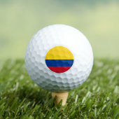 Colombia Golf Balls, vlaggolfers / Patriots Golfballen (Insitu Shirt)