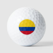 Colombia Golf Balls, vlaggolfers / Patriots Golfballen (Voorkant)