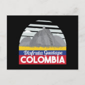 Colombia Guatape Vintage Revel Briefkaart (Voorkant)