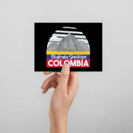 Colombia Guatape Vintage Revel Briefkaart