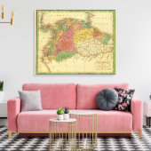 Colombia, Guyana Canvas Afdruk (Insitu (Woonkamer))