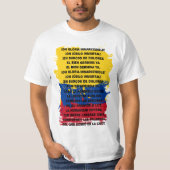 Colombia - Himno Nacional T-shirt (Voorkant)