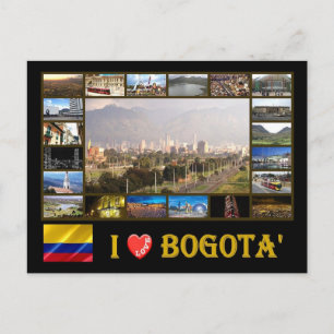 Colombia - I Love Bogotà - Briefkaart